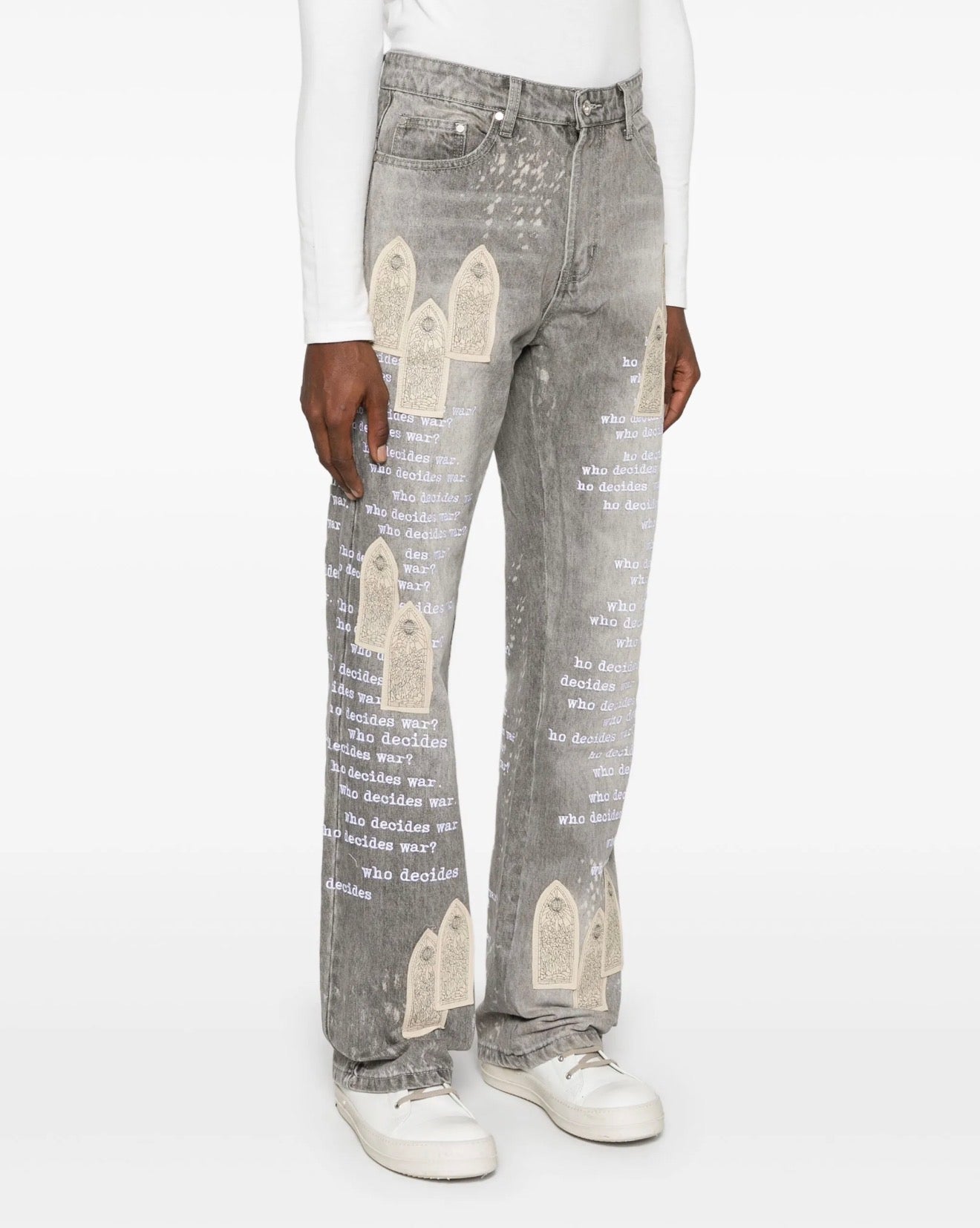 Who Decides War Scripture Jeans