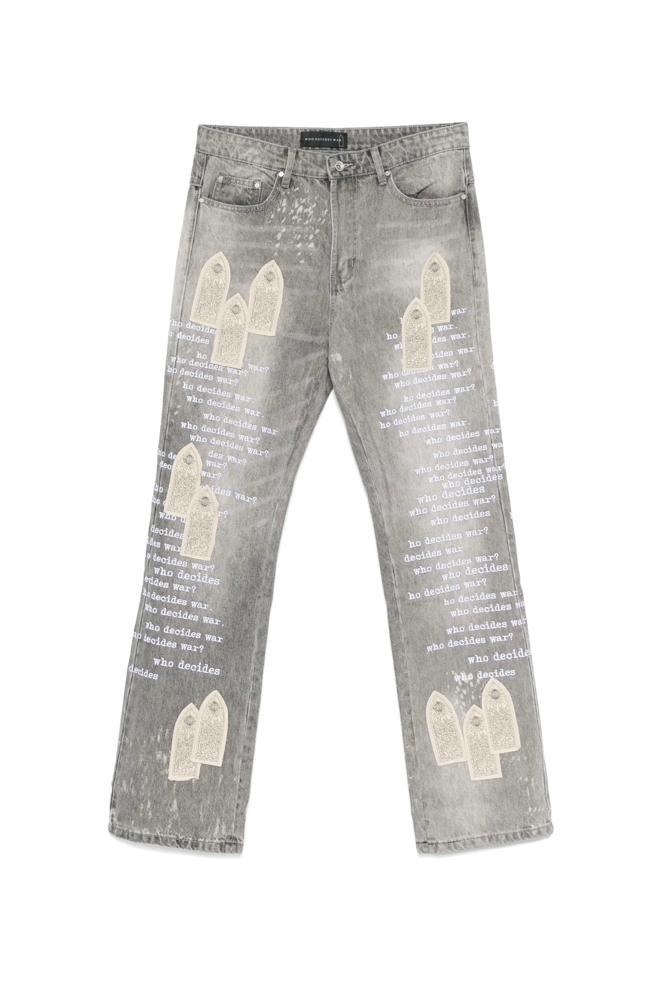 Who Decides War Scripture Jeans