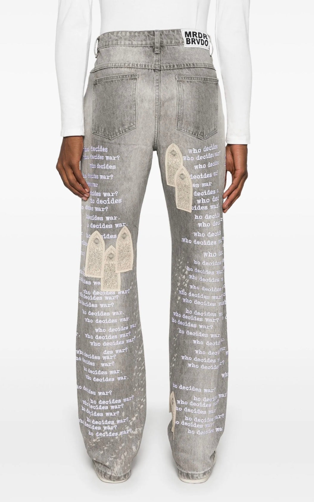 Who Decides War Scripture Jeans